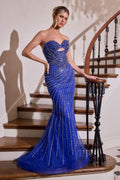 Liana Embellished Mermaid Gown