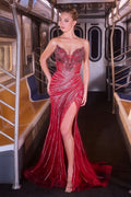 Lumielle Crystal Mermaid Gown